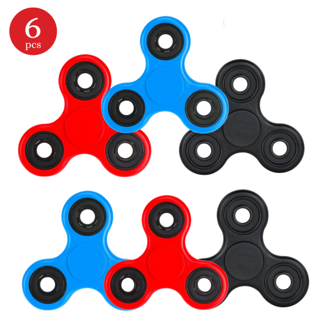 Cenocco Set di 6 giocattoli Sensory Fidget Spinner